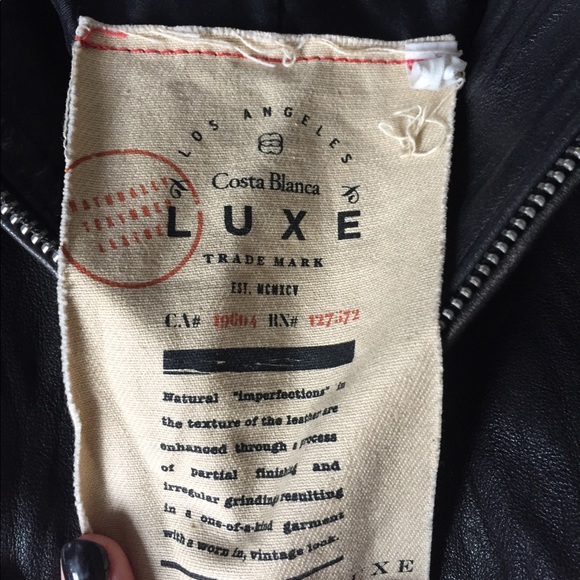 Real leather Costa Blanca biker jacket!!! - Picture 3 of 4